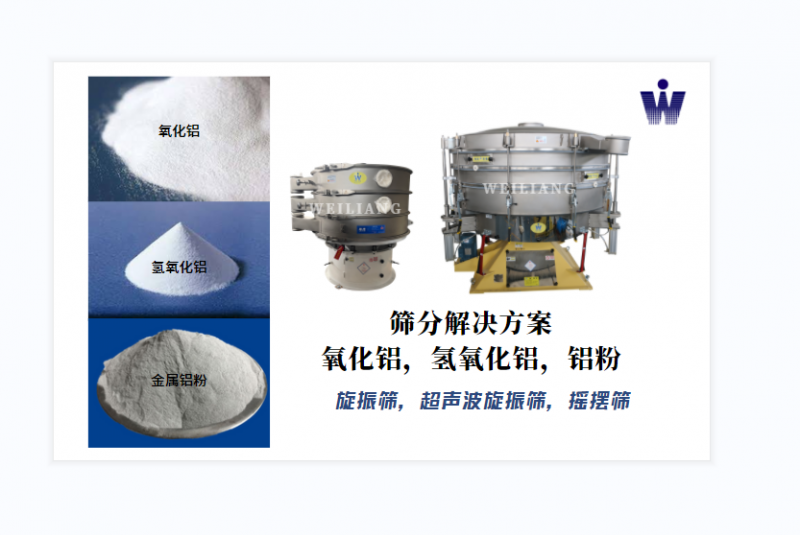 氧化鋁、氫氧化鋁、金屬鋁粉篩分案例